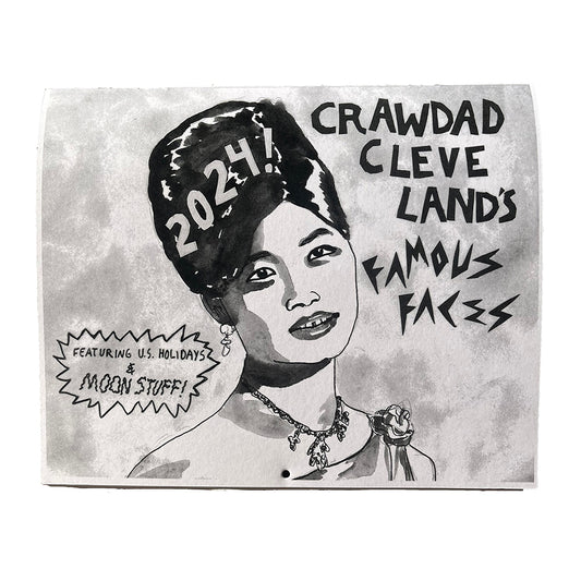 Crawdad Cleveland’s Famous Faces 2024 Calendar